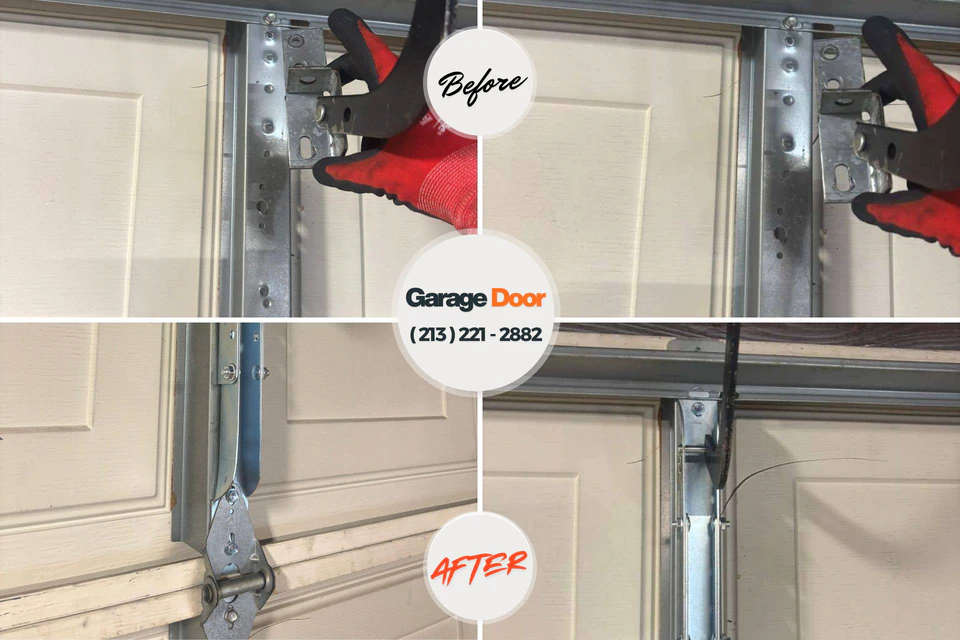 Before and after: garage door repair near me Red Bank